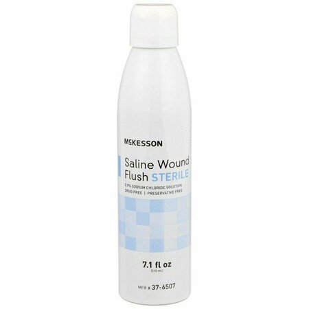 MCKESSON Saline Wound Flush, Spray Can, Sterile, 7.1oz 37-6507